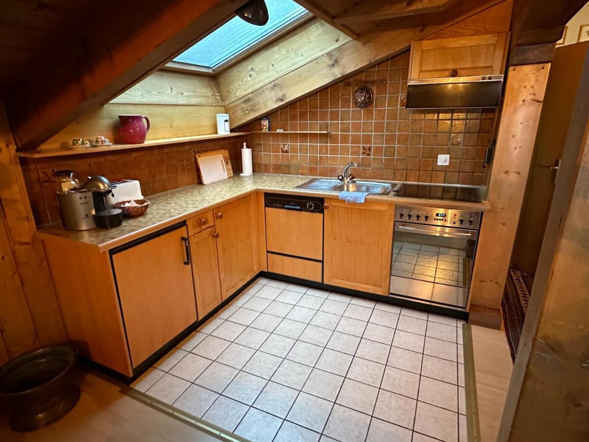 Dachwohnung Mit Charme Im Haus Luchre, Церматт Экстерьер фото